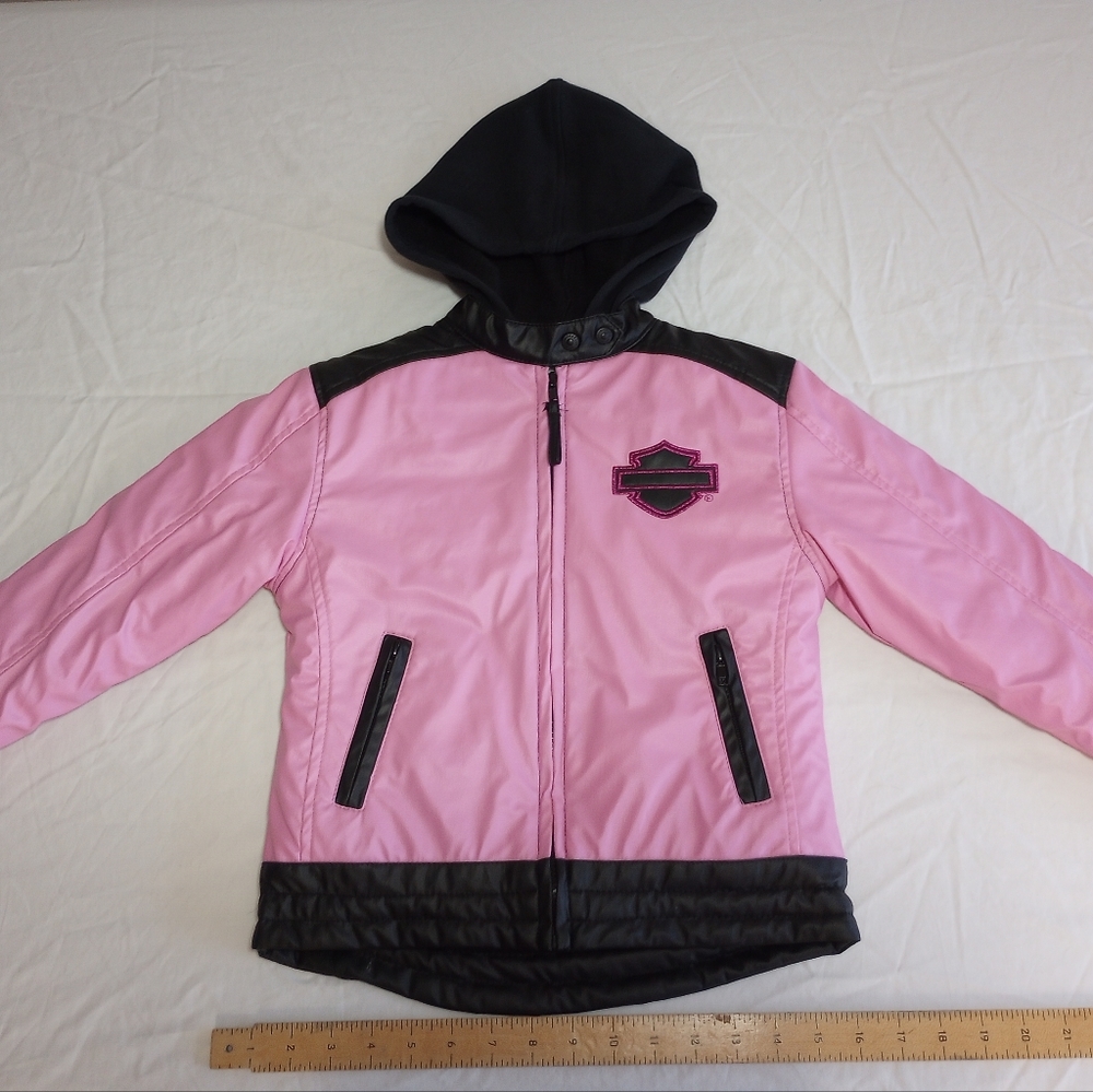 HARLEY DAVIDSON Girls Pink Jacket 6x